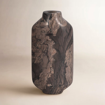 Delphinium 12'' Handmade Marble Table Vase