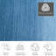 Handwoven Wool Blue/White Rug-80178757