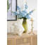 Vase en verre D6.5x12.5 ", vert