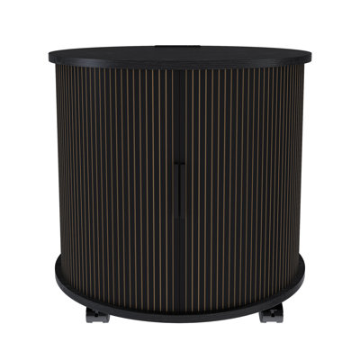 Table de chevet moderne Mid-Century avec station de charge