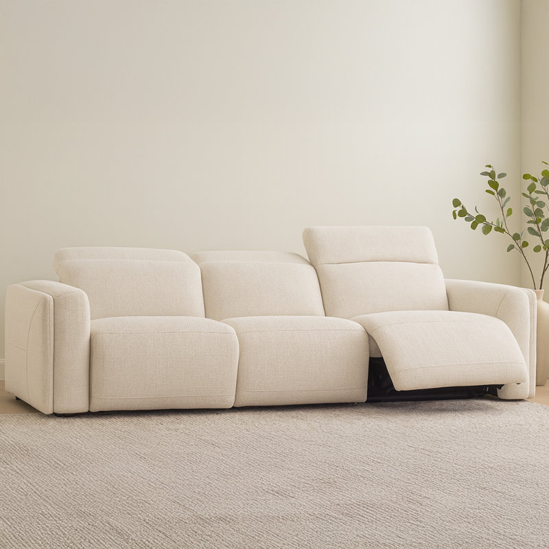 Wilder Power Recliner Sofa Soft Taupe, Beige