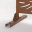 Panneau de clôture en métal avec motif de feuilles de bambou-121643409-55887639