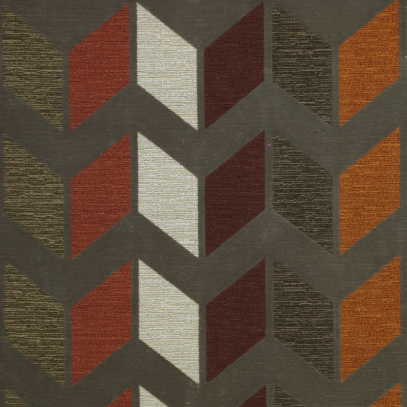 Tissu en similicuir Zeppelin Performance 75% polyester 25% coton, Coucher de soleil