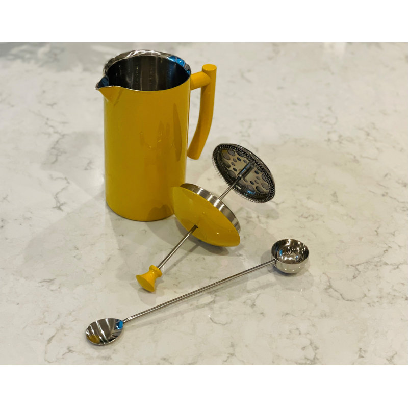 Frieling 34 oz - French Press Coffee Maker, Sunshine Yellow