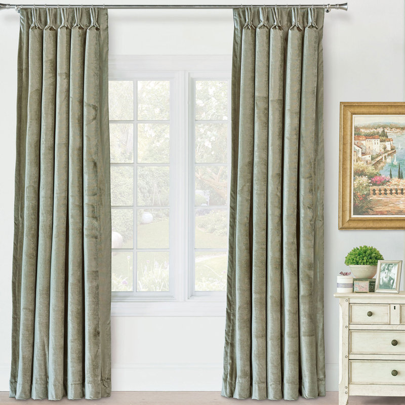 Lourde Blackout Curtain Single Panel, 40" W x 84" L