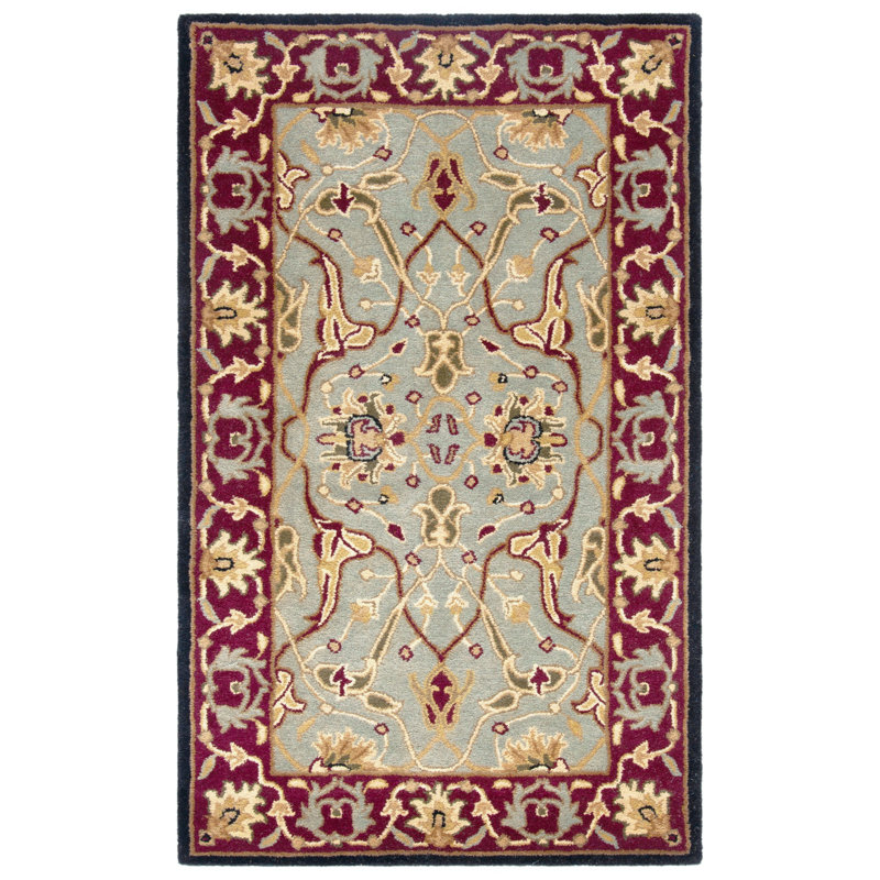 Balthrop Hand Tufted Wool Oriental Rug, Rectangle 3' x 5'