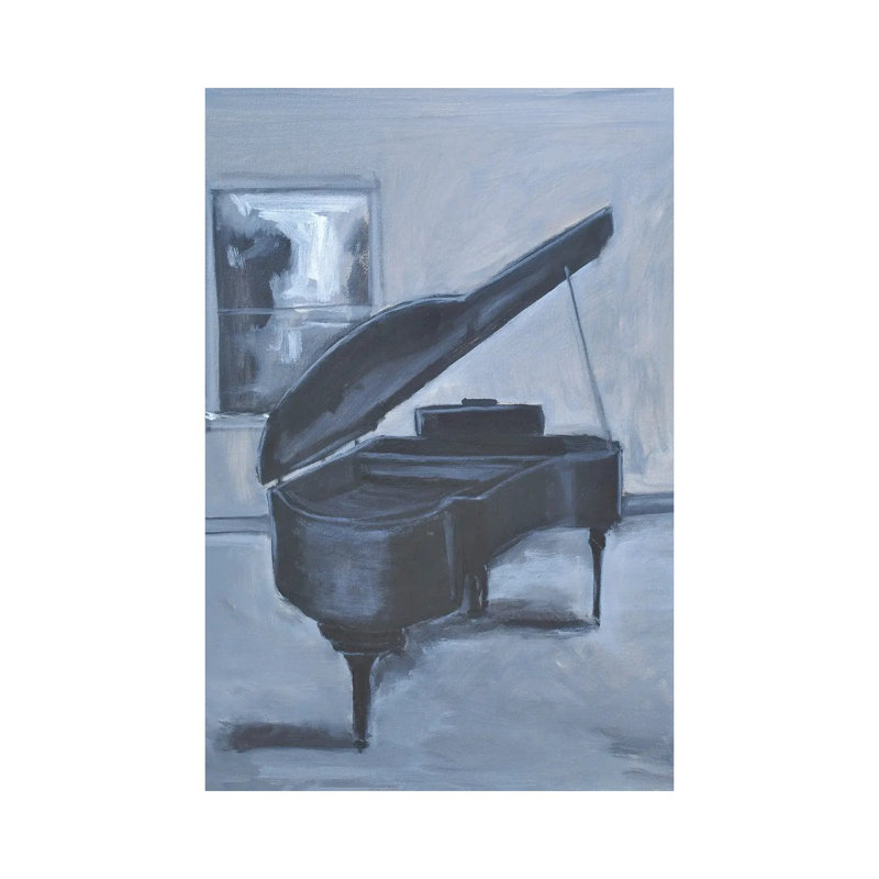 Piano Blues V by Allayn Stevens - Wrapped Canvas Gallery-Wrapped Canvas Giclée, 66.04 cm H x 45.72 cm W x 3.175 cm D