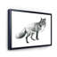 Portrait d'un renard monochrome - reproduction sur toile-59707894-59707907