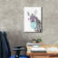 Toile épique Graffiti «Bubble Gum Zebra» par Rachel Nieman, 18 po x 26 po