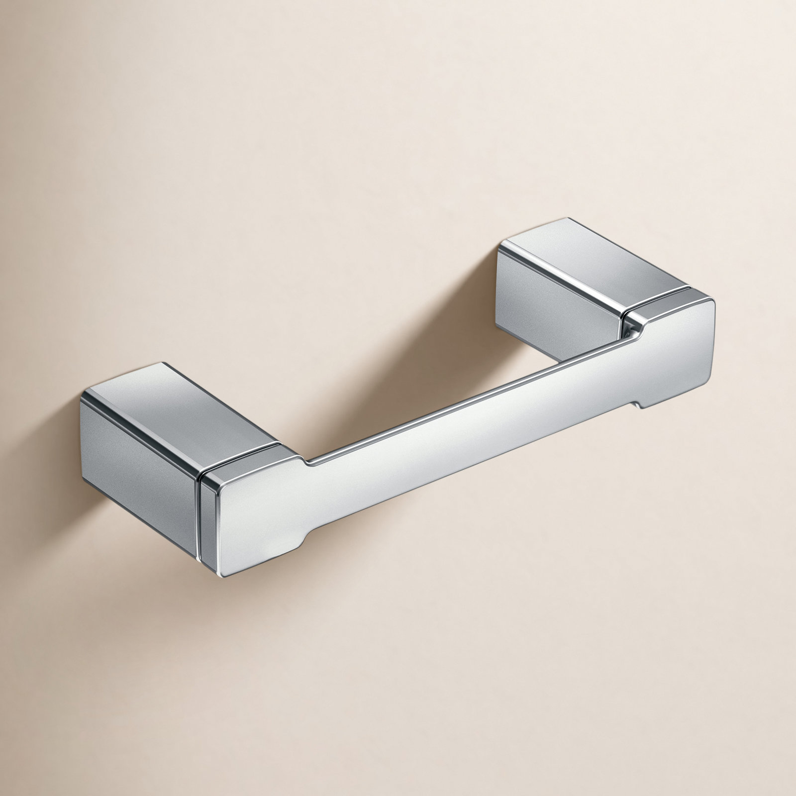 90 Degree Wall Mount Toilet Paper Holder, Chrome