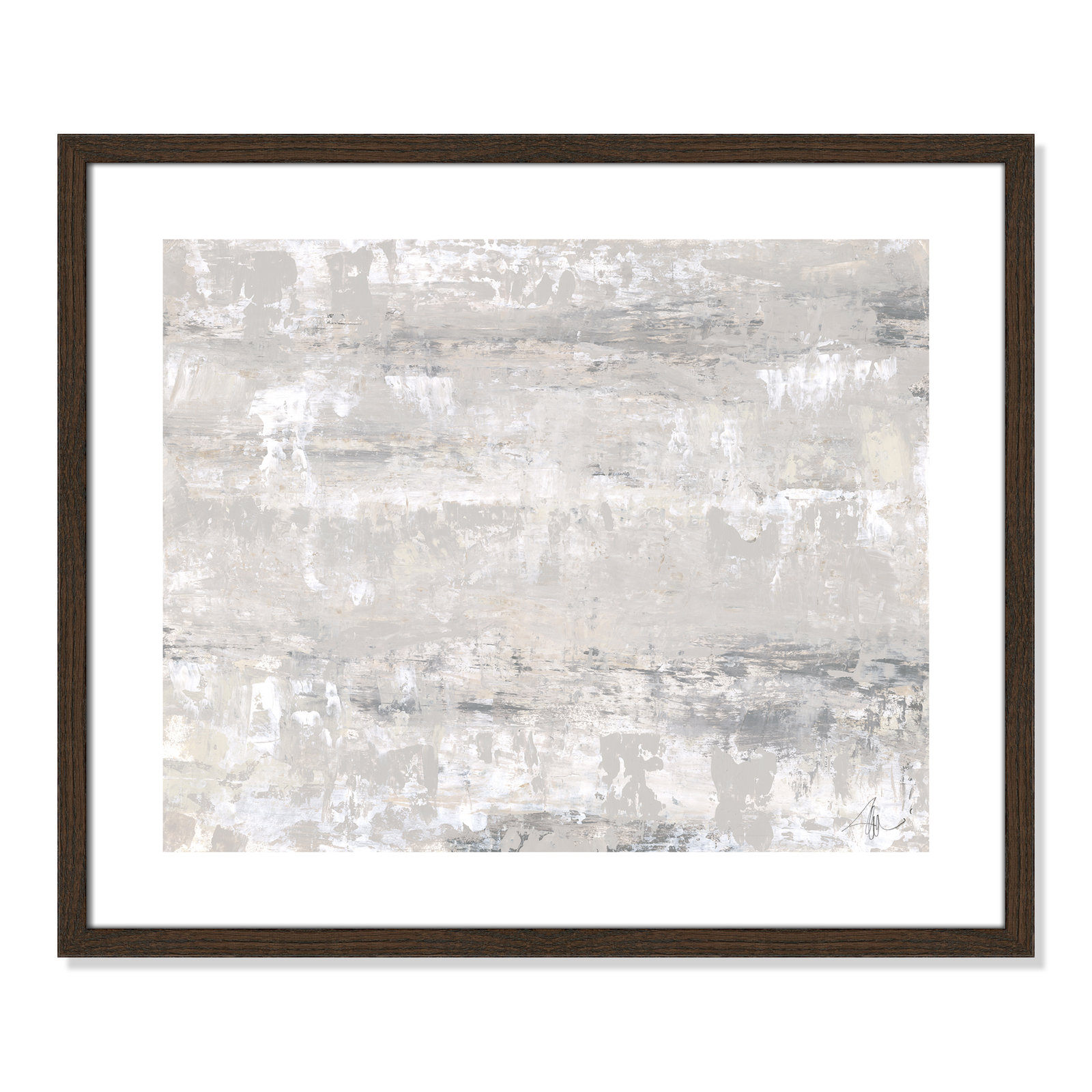 Desert Winds by Filippo Ioco - Print, 21.5" H x 25.5" W x 0.75" D, Walnut Wood Framed Paper