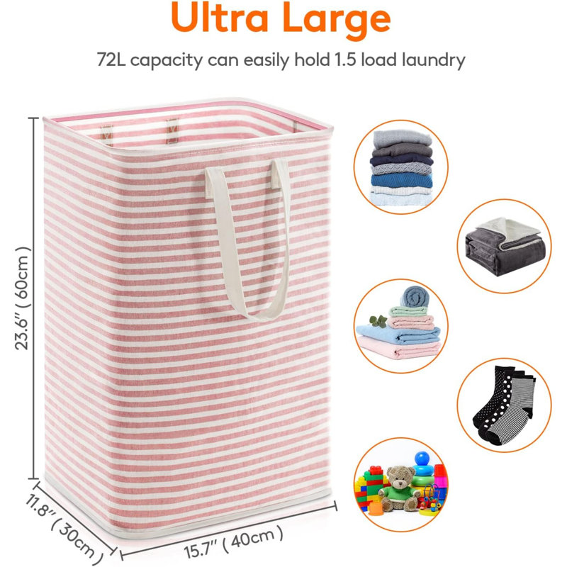 Polyester Laundry Room Organiser, Pink
