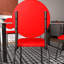 4 tabourets de bar en similicuir