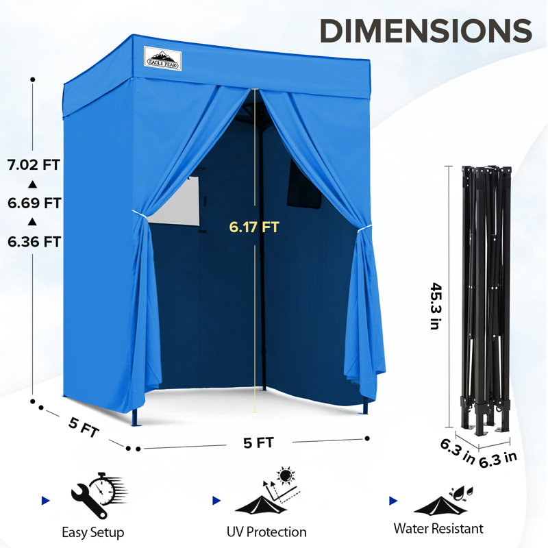 Auvent escamotable Flex Compact 5x5, Blue