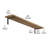 Long Floating Shelf For Wall With Heavy-duty Brackets, Wood Wall Shelf For Living Room, Bedroom, Kitchen-803272810