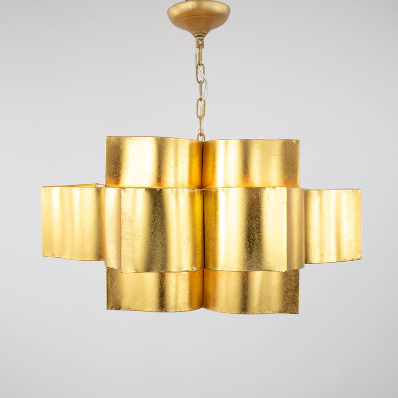 Lana 8 - Light Chandelier, Gold