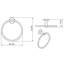 Lombardia® Towel Ring-53638714