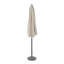 Parasol de patio extérieur beige 10 pi avec manivelle et inclinaison à bouton-poussoir-1280943446