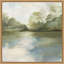 «Tranquil Reflections by the Water» par Luna Mavis, reproduction d'art sur toile encadrée