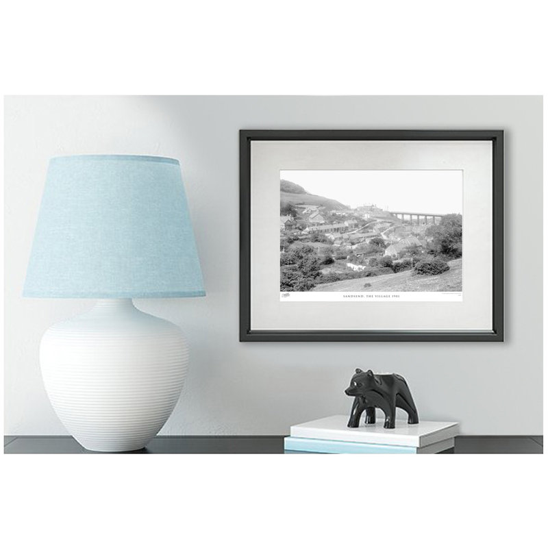 Sandsend, The Village 1901 by Francis Frith - Single Picture Frame Print, 60cm H x 80cm W x 2.3cm D