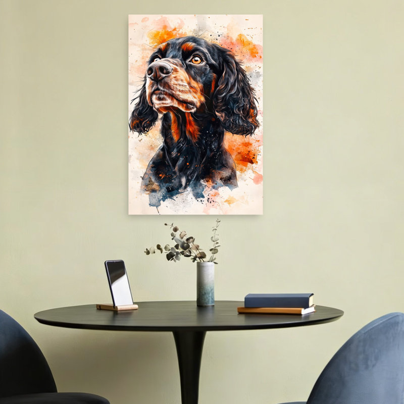 Noble Gordon Setter, H 24 po x l 16 po