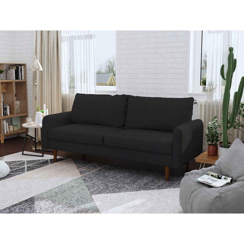 Canapé Bledian, Polyester gris anthracite