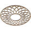 Médaillon de plafond 16 po x 16 po x 5 1/2 po x P 3/8 po Hickory-63411924-63411895