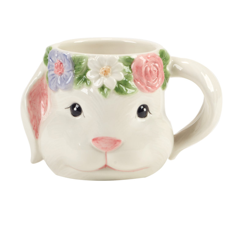 Ensemble de 4 tasses à lapin 3D
