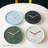 Green Round Analog Wall Clocks-1718959634