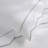 4 Pieces Queen Cotton Sheet Set,Grey+White