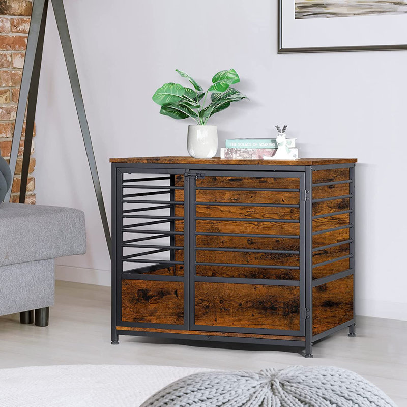 Caisse Kehoe, Brun / noir, Moyen (H 27,6 po x l 31,4 po x P 23,6 po)