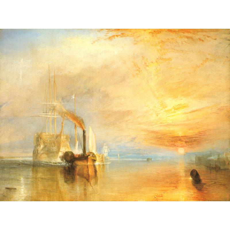 « Fighting Temeraire », imprimé sur toile, H 18 po x l 24 po