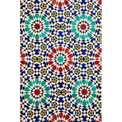 Arabic Mosaics 1 Piece Wrapped Canvas Wall Art