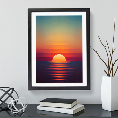 XV1022-638X An Uplifting Sunset View - Single Picture Frame Print