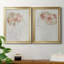 Fashion Floral Silhouette I - Ensemble de 2 peintures sur toiles-1739380402-1739380396