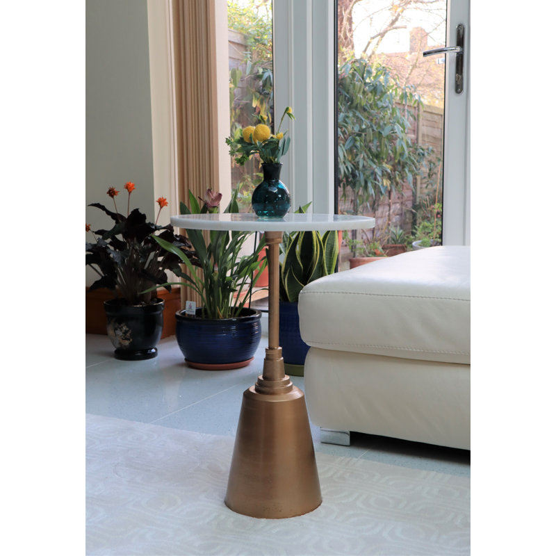 Maitland Pedestal End Table