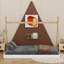 Lit simple avec structure triangulaire-1842619702