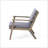 Outdoor Acacia Wood Club Chairs Set With Cushions For Stylish Relaxation