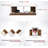 Expandable Floating TV Stand with Convertible Shelves,DIY