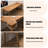 Walnut Rectangular Solid Wood Writing desk-1969405320