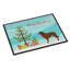 Tapis de porte d’intérieur anti-dérapant pour chien portugaise berger-22322318