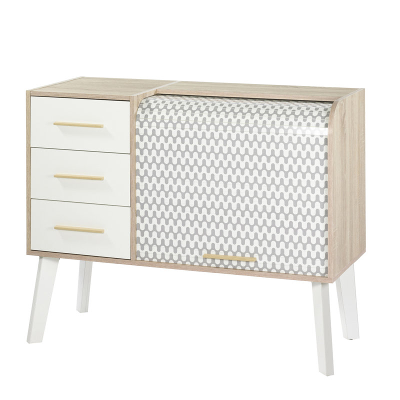 Caruso Sideboard, Oak/White