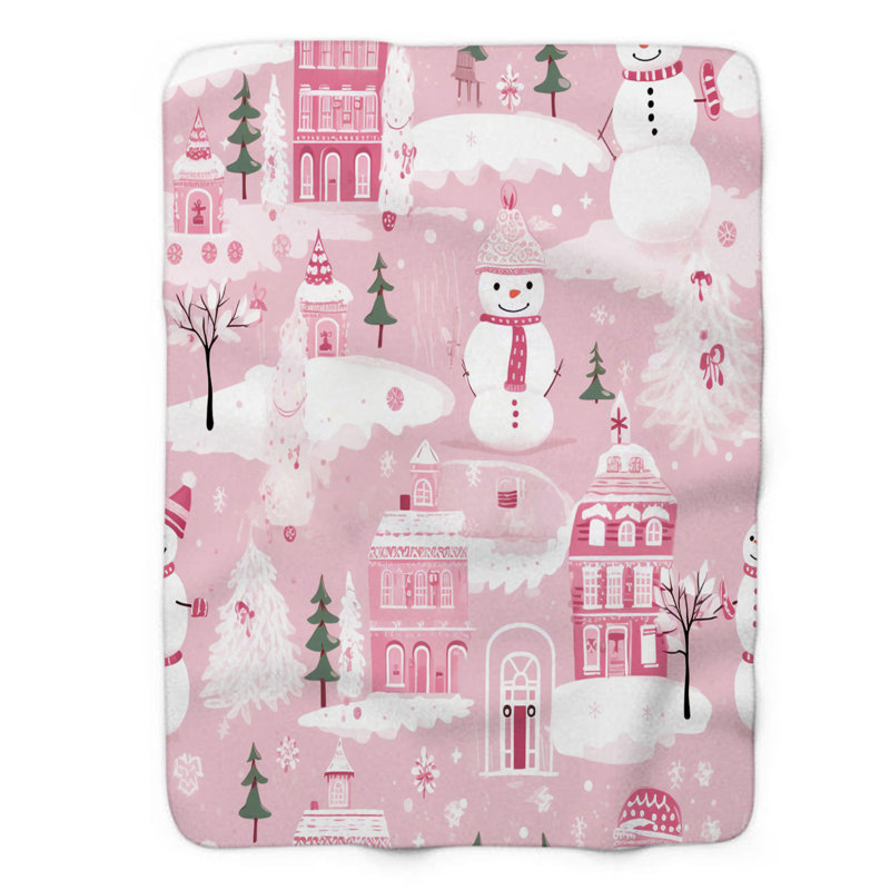 Doux Noël - couverture de qualité supérieure 1 pièce, L 60 po x L 80 po
