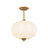Glint 1 - Light Pumpkin Flush Mount Ceiling Light for Dining Room-897340257