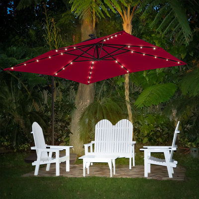 Parasol en porte-à-faux 98,4 po Dannii-Leigh