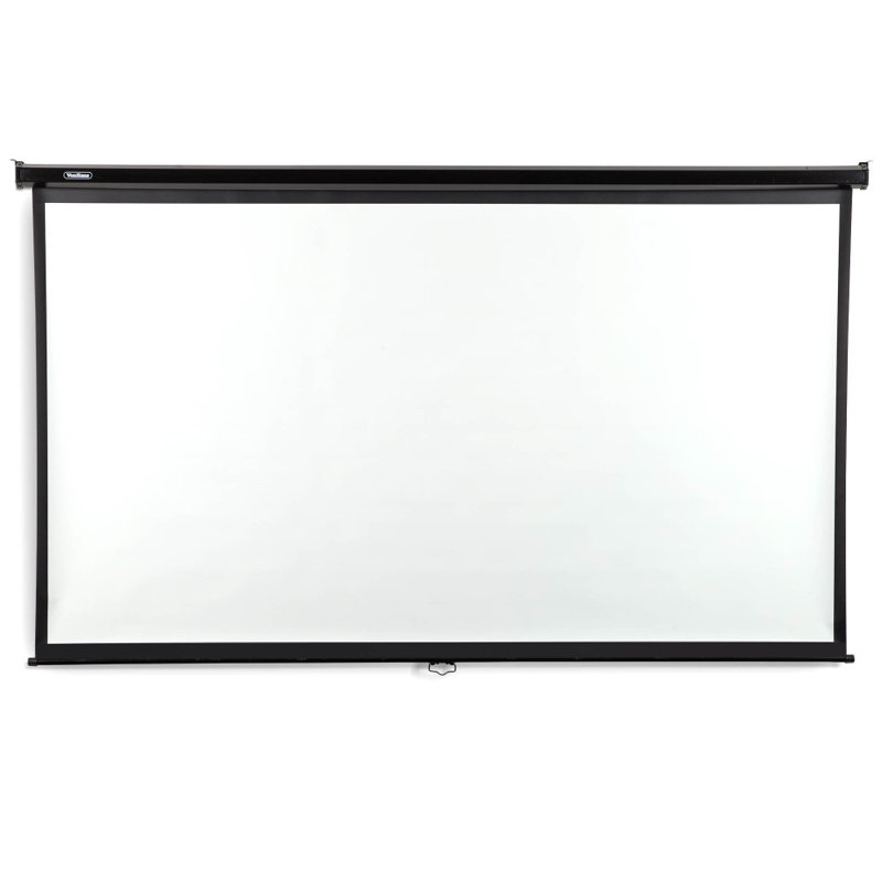 VonHaus Manual Projector Screen Projector Screen, 124.5cm H x 224.4cm W