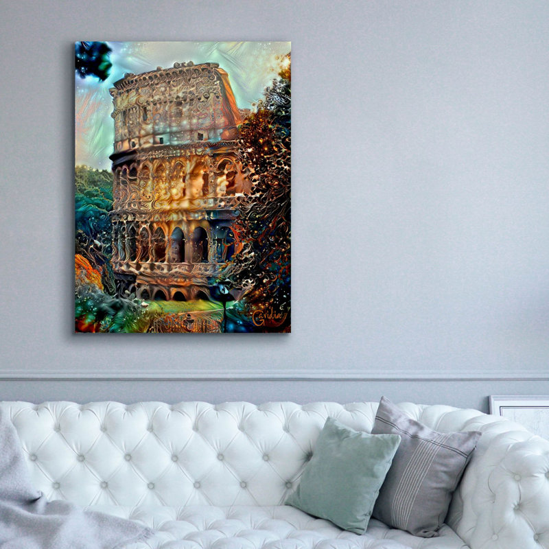 «Epic Graffiti», Rome, Italie, Colisée par Pierre Gavidia, impression sur toile tendue, H 54 po x l 40 po x P 1,5 po
