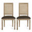 Ensemble de chaises de salle à manger exquises de style champêtre français