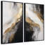 Ensemble de 2 toiles encadrées Luxe Drift par The Creative Bunch Studio