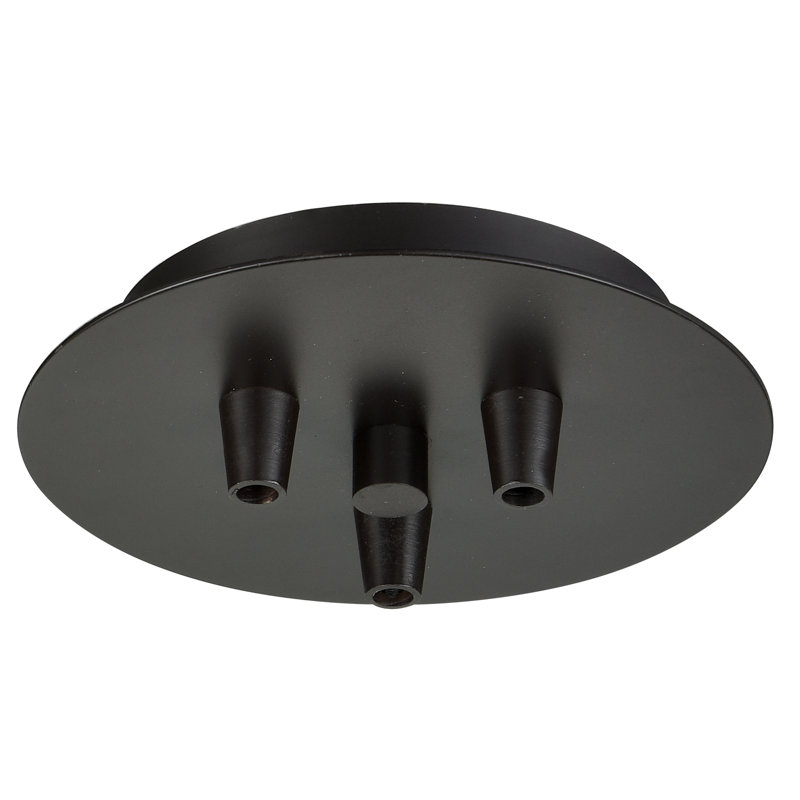 Auvent multi-port 3 lumières Boxford, Bronze huilé